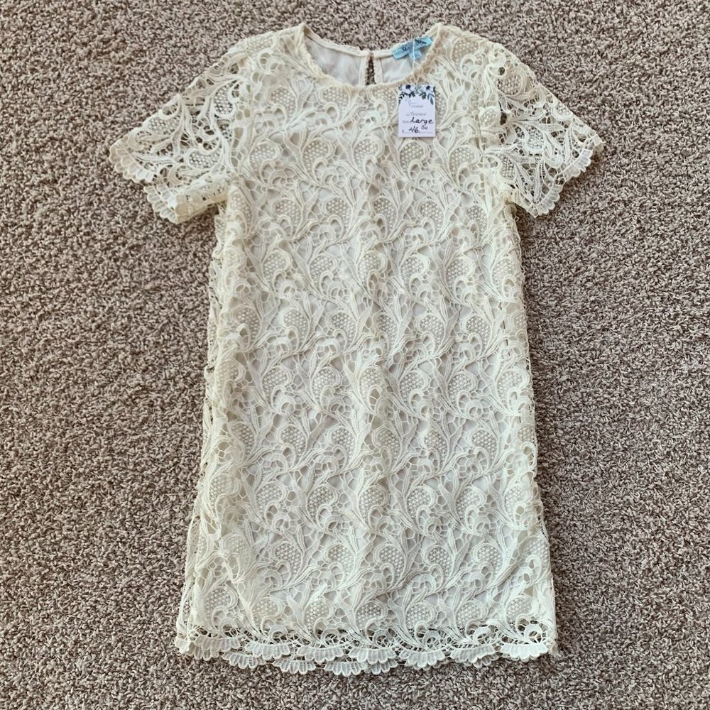 NEW she + sky lace dress 🌼 large